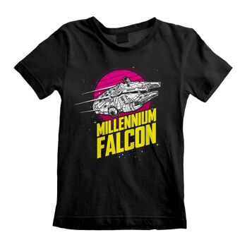 T-shirt enfant Star Wars Millenium Falcon Circle
