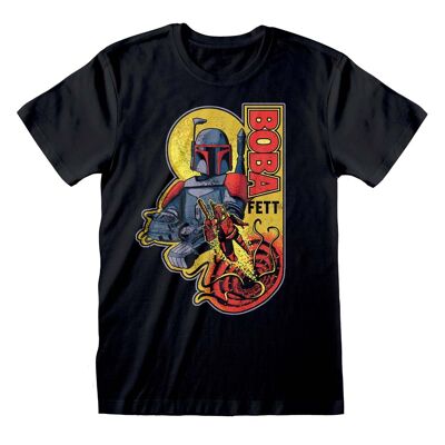 Maglietta multicolore Star Wars The Mandalorian Boba Fett