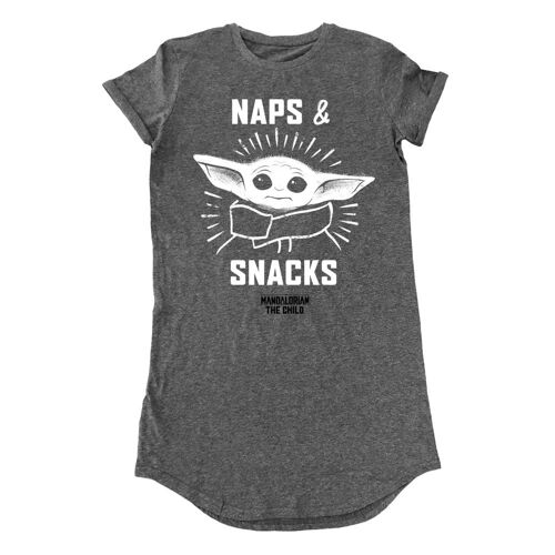 Star Wars The Mandalorian Naps And Snacks T-Shirt