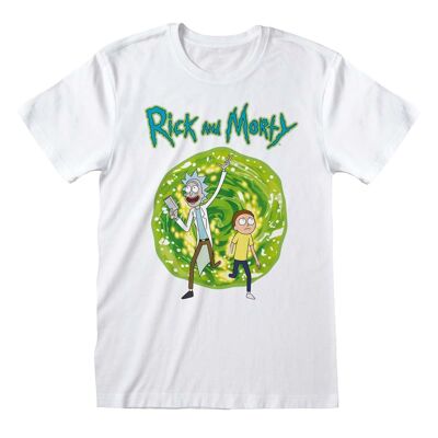 Rick und Morty-Portal-T-Shirt