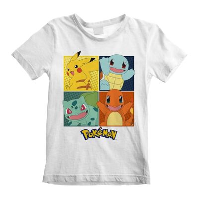 Camiseta Pokemon Cuadrados Niño
