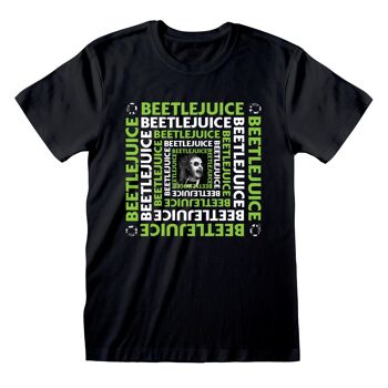 T-shirt de nom répété de Beetlejuice