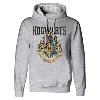 Felpa con cappuccio pullover con stemma del college di Hogwarts di Harry Potter