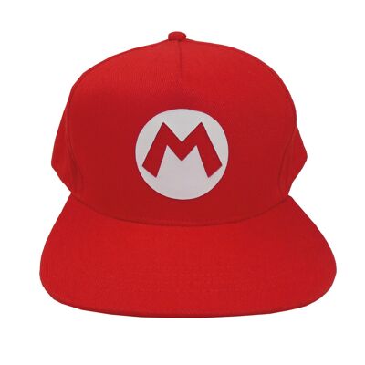 Nintendo Super Mario M Logo Casquette snapback unisexe pour adulte