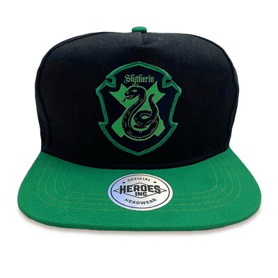 Cappellino snapback unisex per adulti con distintivo di Harry Potter Serpeverde