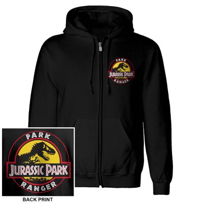 Jurassic Park JP Park Ranger Kapuze mit Reißverschluss