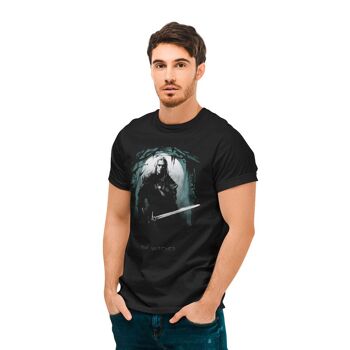 T-shirt Netflix Witcher TV Silhouette Lune 1