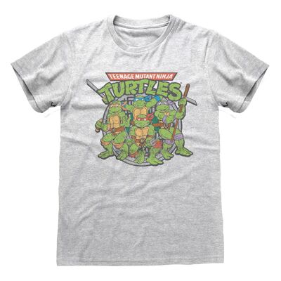 Camiseta de tortuga retro de las Tortugas Ninja mutantes adolescentes