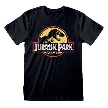 Jurassic Park - T-shirt effet vieilli avec logo original