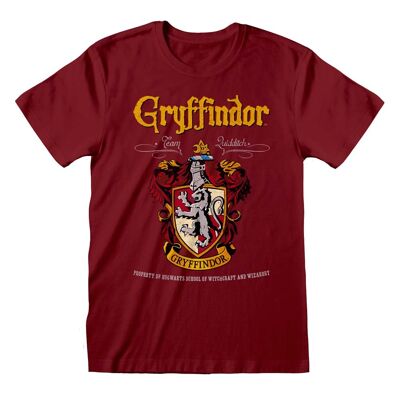 Harry Potter Gryffindor T-Shirt mit rotem Kamm