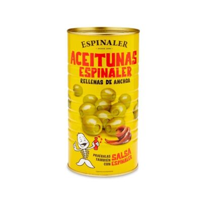 Mit Sardellen gefüllte Oliven ESPINALER 1420 Gramm