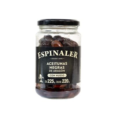 Black Olives from Aragon ESPINALER 220 grams