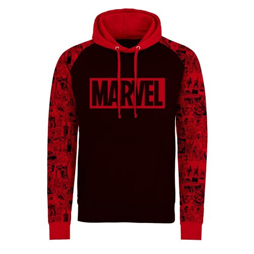 Marvel Comics SuperHeroes Inc. Premium Contrast Pullover Hooded Sweatshirt
