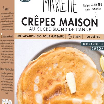 Préparation pour gâteaux bio : Crêpes maison - pour 6 personnes - 350g