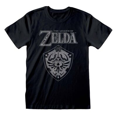 T-shirt Nintendo Legend Of Zelda Distressed Shield