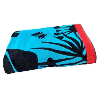 Serviette de plage éponge Velours Jacquard Kala - Taille XL 3