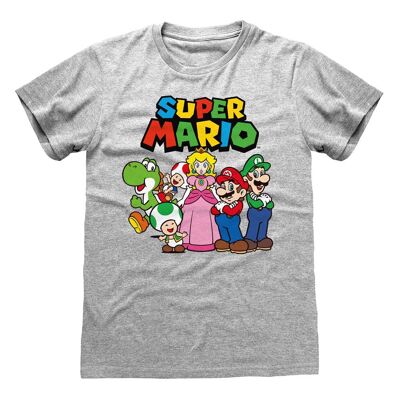 Camiseta de grupo vintage de Nintendo Super Mario