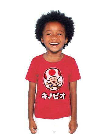 T-shirt enfant Nintendo Super Mario Toad 1