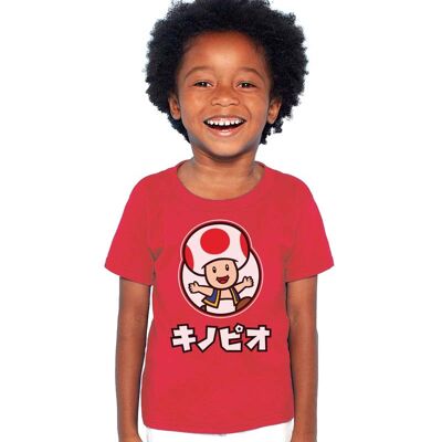 Maglietta per bambini Nintendo Super Mario Toad