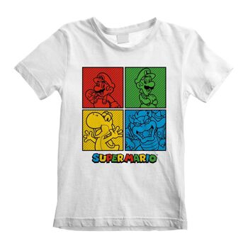 T-shirt Nintendo Super Mario Squares pour enfant