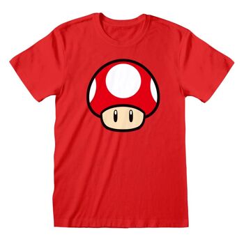 T-shirt pour homme Champignon Super Mario Power Up de Nintendo 2