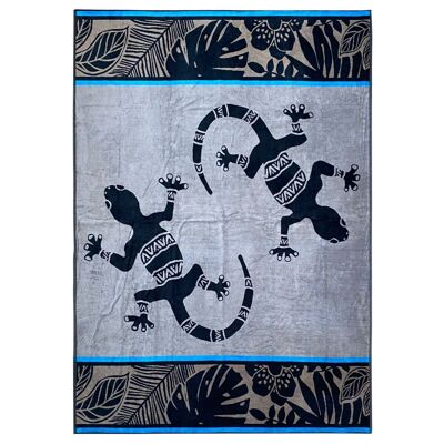 Escondido Velvet Jacquard Beach Towel - Size XL