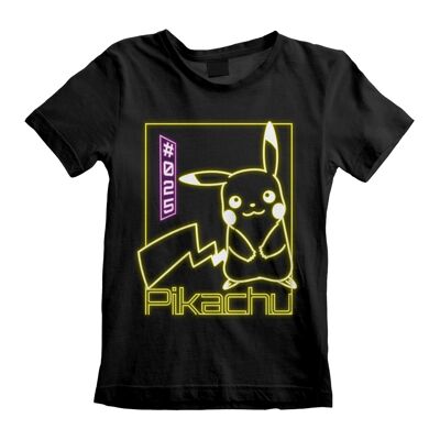 Das T-Shirt Pokemon Pikachu-Neon-Kindes