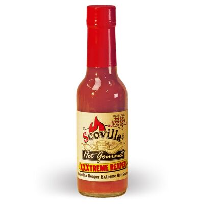 Scovillas Hot Gourmet XXXTREME REAPER - Carolina Reaper Extreme Hot Sauce, 148ml