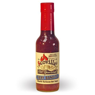 Scovilla's Hot Gourmet FIERY BANDITO Sauce piquante pour barbecue au chipotle 148 ml