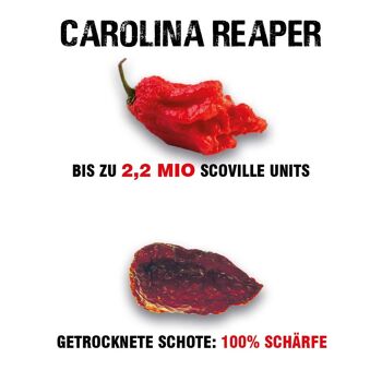 Scovilla Chilibar CAROLINA REAPER, 8g piments - Le plus chaud - 3