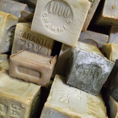 Savon de marseille déclassé - Barre ou cubes | extra pur 72%