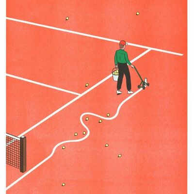 Póster Simon Bailly - Roland-Garros