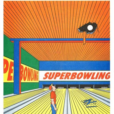 Affiche Simon Bailly - Super bowling