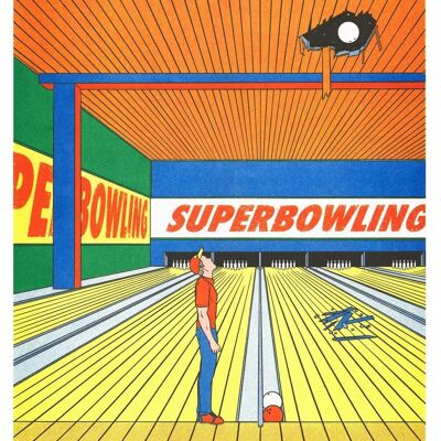 Poster Simon Bailly - Super bowling
