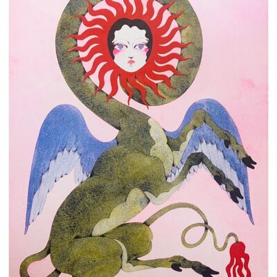 Poster Lou Benesch - L'angelo
