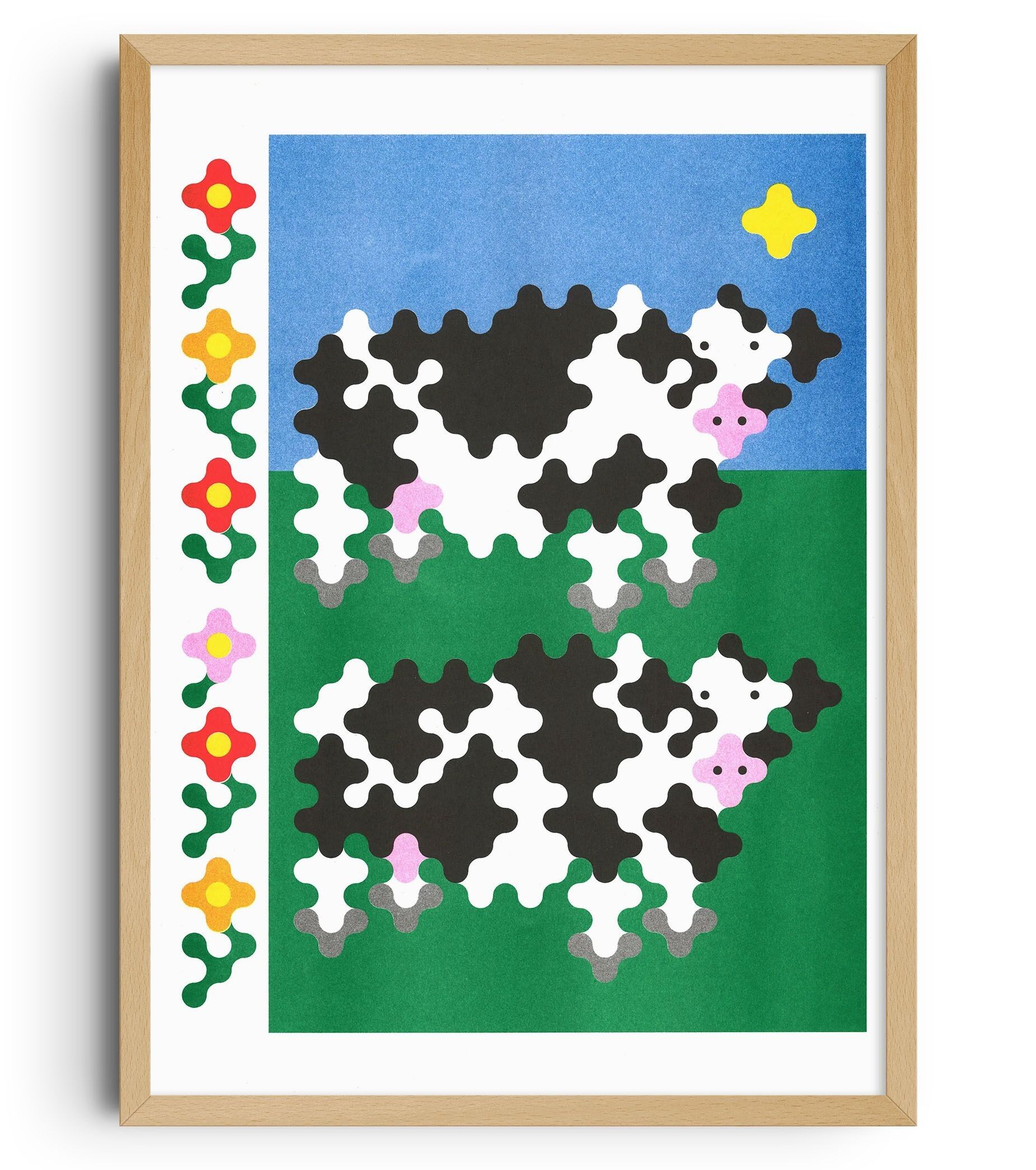 Poster Joe O'Donnell - Due mucche