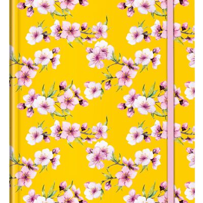 Notizbuch A5 Blüten gelb