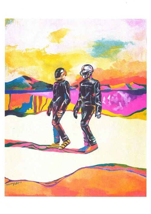 Affiche Hee-Jeong Moon - Meeting with Daft Punk