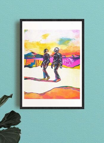 Affiche Hee-Jeong Moon - Meeting with Daft Punk 2