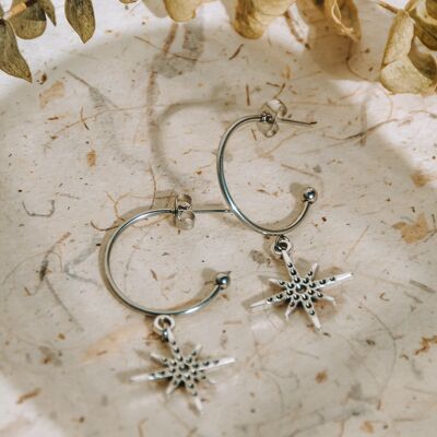 star earrings