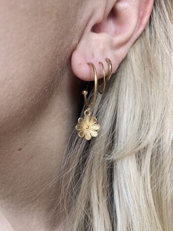 boucles d'oreilles fleurs 2