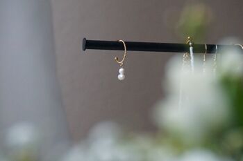 Boucles d'oreilles perles d'eau douce Ola 3