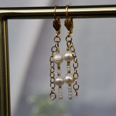 Freshwater pearl earrings Valencia 1