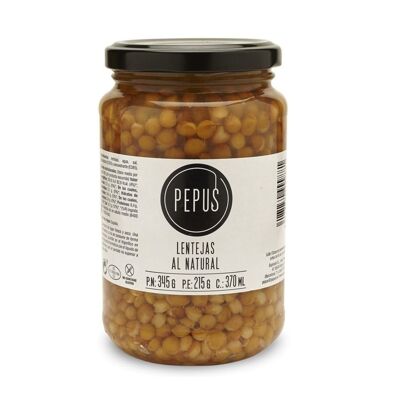 Natural Lentils PEPUS 540 grams