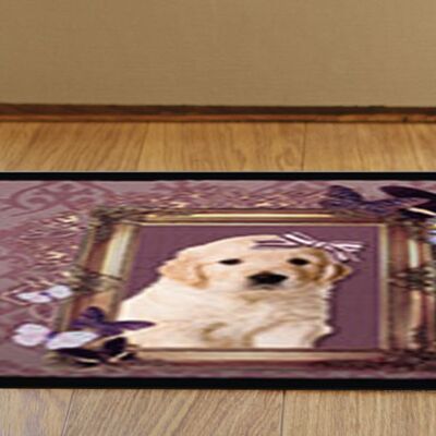 Dog motif doormat