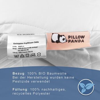 Odda - l'oreiller durable pour les personnes allergiques 5