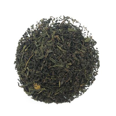 Grüner Tee und roter Pu-Erh-Tee Silhouette (Tee der Modelle) aromatisiert
