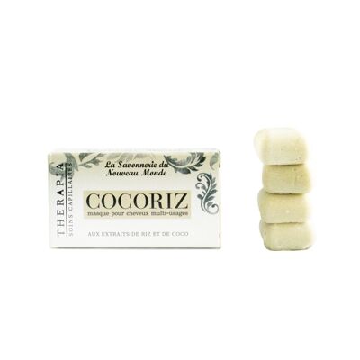 Masque capillaire solide COCORIZ - extrait de Riz & de Coco