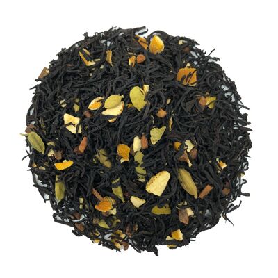 Schwarzer Tee mit Orange, Zimt, Kardamom und Ginseng | Pilgertee