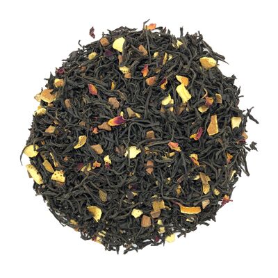 Schwarzer Tee mit Orangen-, Zimt- und Rosenblättern | Taj Mahal